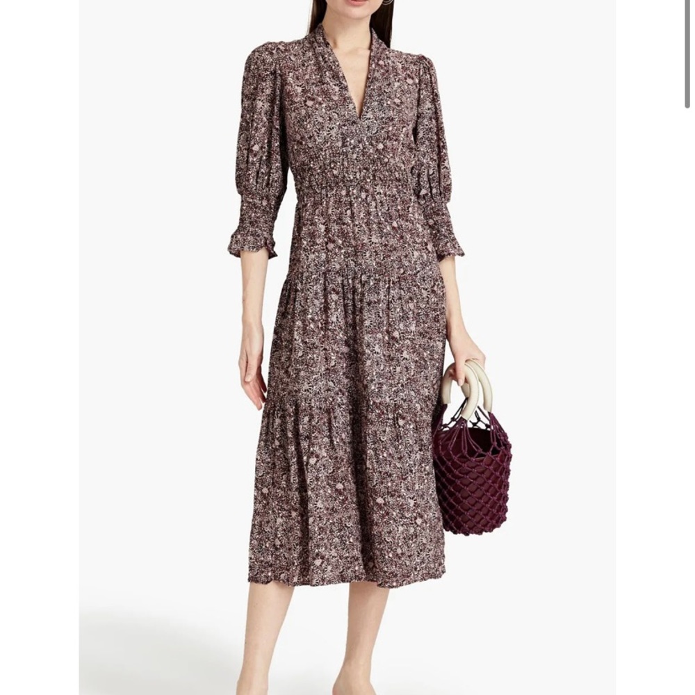 Ba&sh Ba-sh Printed MIDI Dress